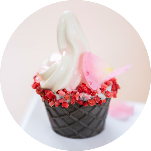 薔薇ソフトクリーム